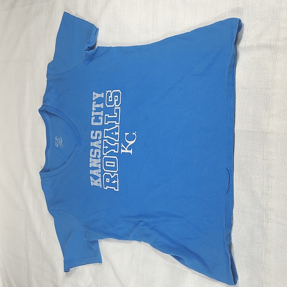 Port and Company Kansas City Royals Baseball Team Shirt Ladies Size Large